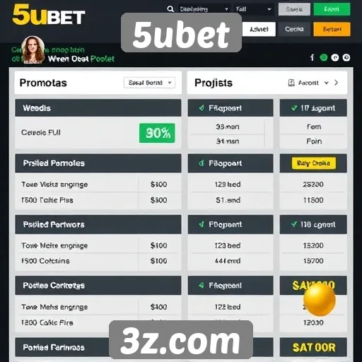 Comparação de bônus e promoções do 5ubet