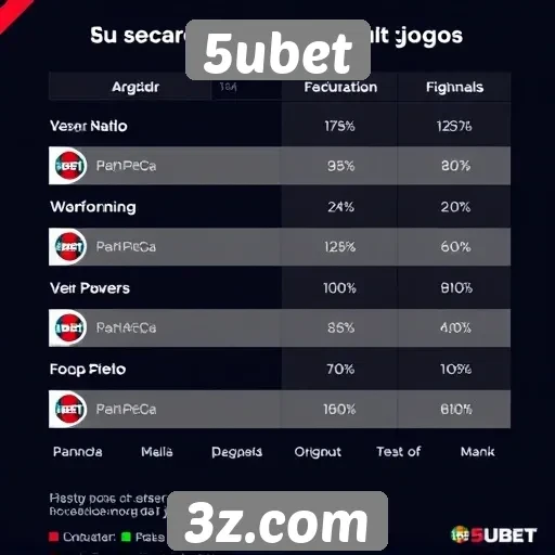 Estatísticas de popularidade do 5ubet entre os usuários